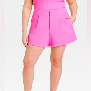 A New Day Pink Tailored Shorts